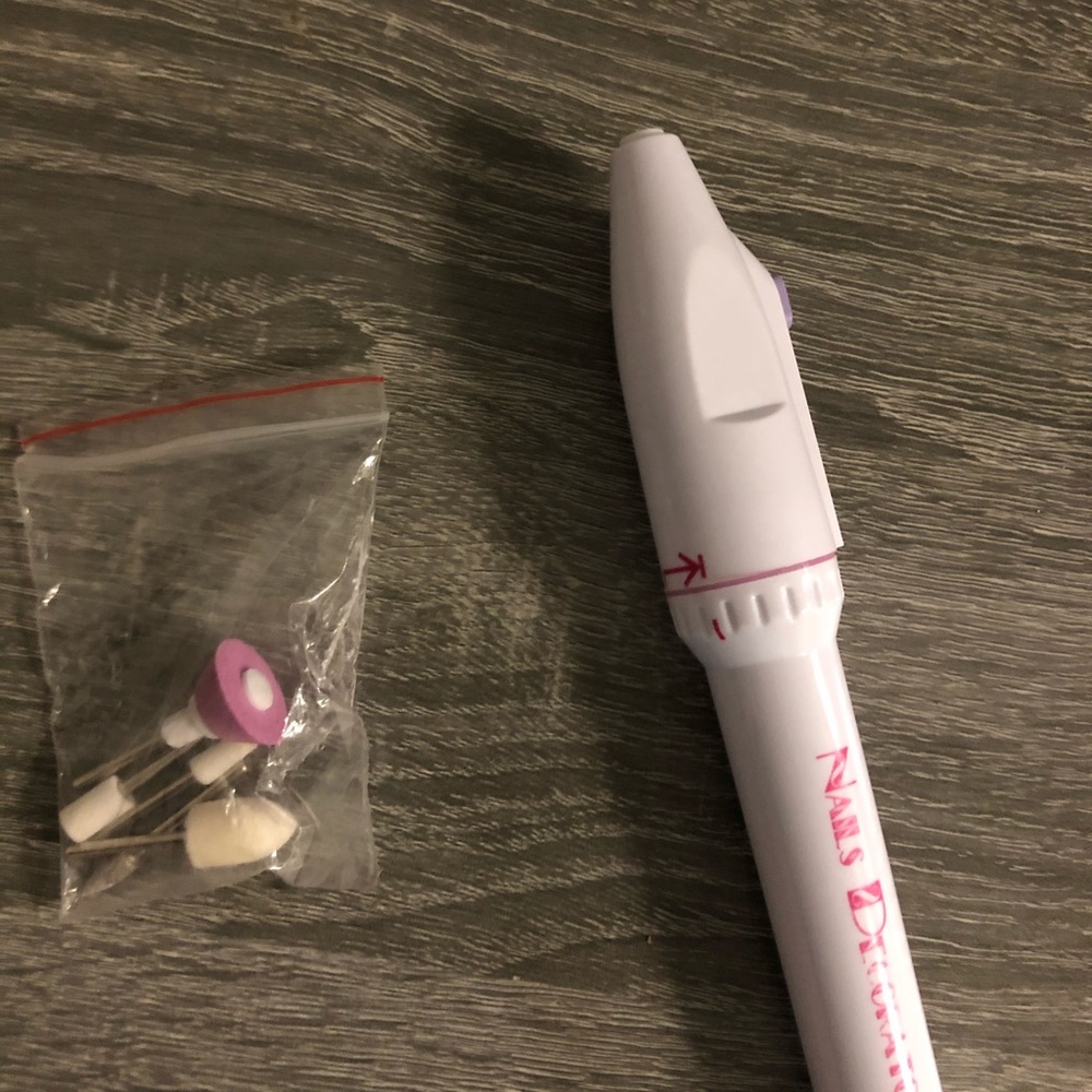 Nail drill with nail bits 💅